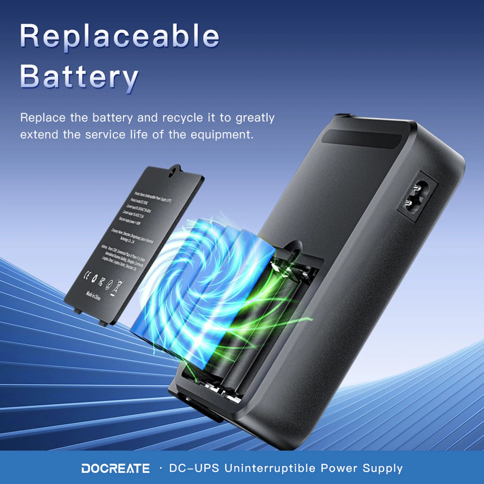 UPS Uninterruptible Power Without Battery 5V 9V/12V Backup Battery Power Supply for Router Modem Security Camera Backup Charger