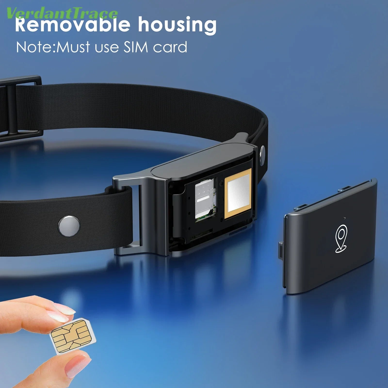 4G Pet GPS Tracker Smart Wearable Collar for Dogs Cats Real-Time GPS Wi-Fi Location Tracking IP67 Waterproof Activity Monitoring