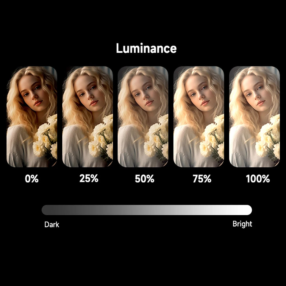 Photography Lighting LED Video Light Studio Light 8000Mah 2800-6500K Dimmable for Video Recording Game Streaming YouTube