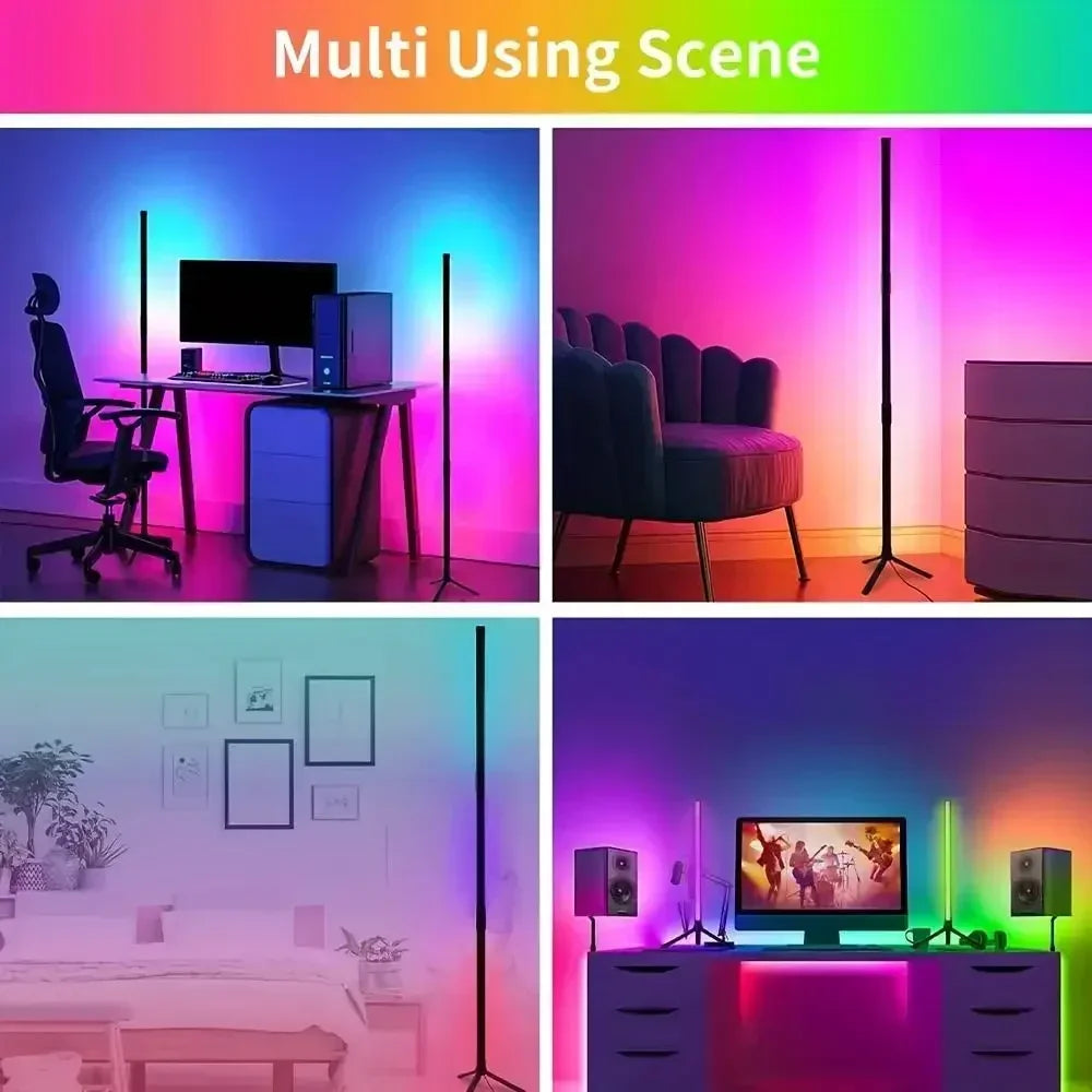 Lighting Rgb Lamp Bright Standing Photographic Standard  Room Decor Corner Bedside Lamp Mood Light Home and Decoration Interior