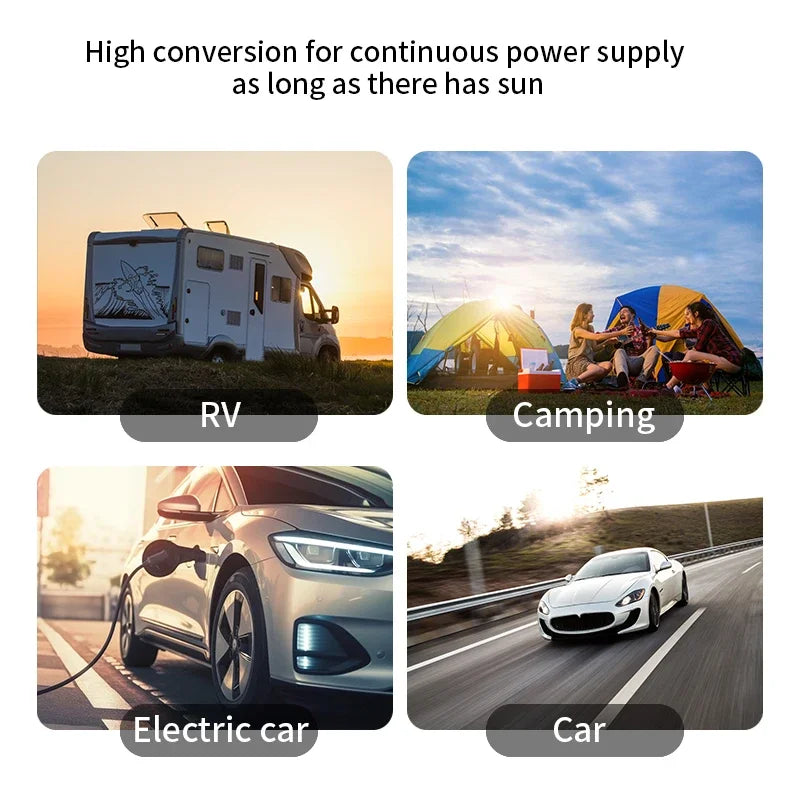 USB Waterproof Outdoor 600W 5V Solar Panel Power Bank, Suitable for Travel and Camping Solar Phone Charger System Hot Selling