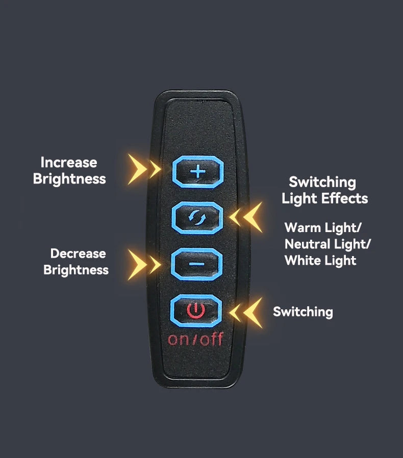 LED Video Light With Professional Tripod Stand Remote Control Dimmable Panel Lighting Studio Photo Live Photography Fill-in Lamp