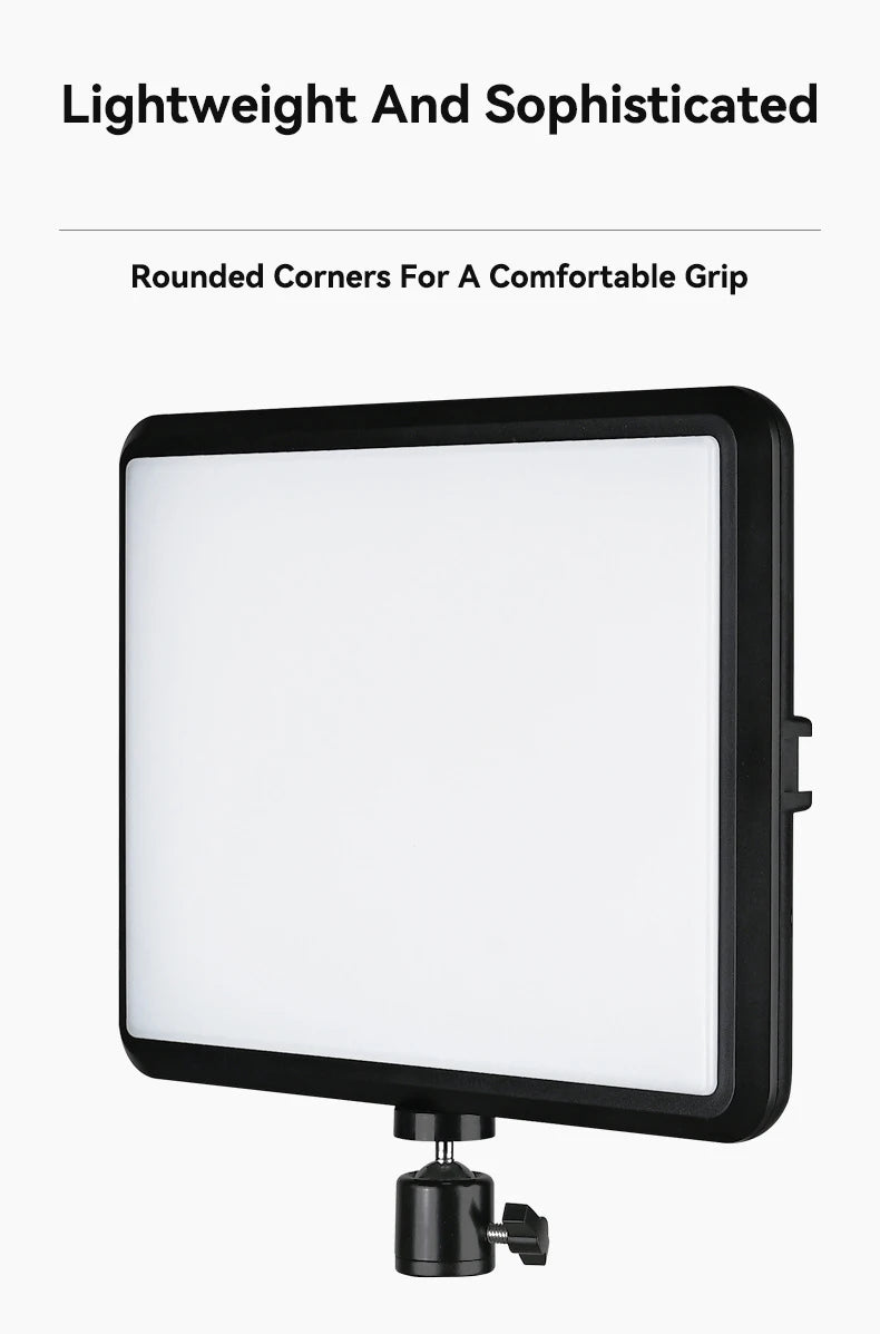LED Video Light With Professional Tripod Stand Remote Control Dimmable Panel Lighting Studio Photo Live Photography Fill-in Lamp