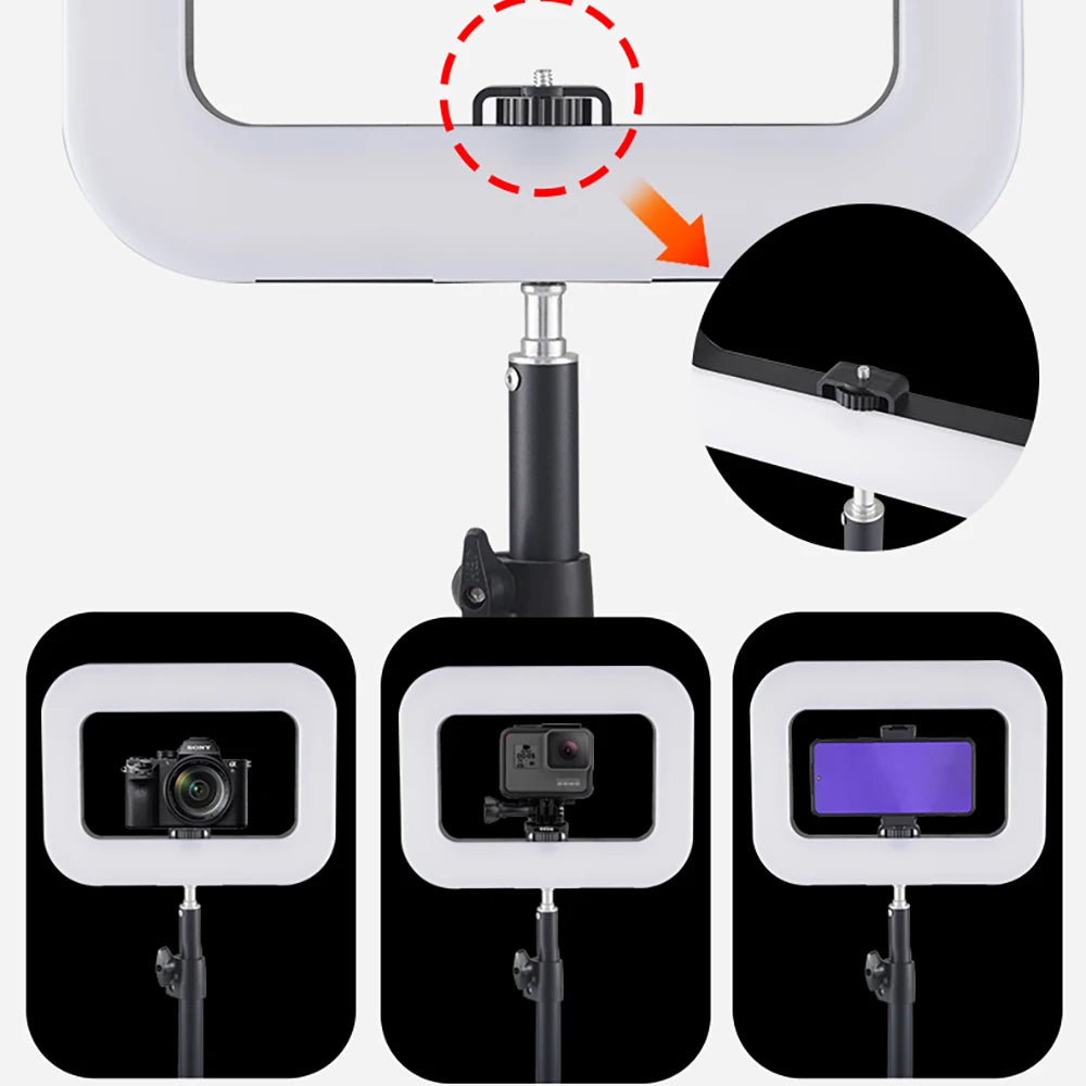 Photography Lighting LED Video Light Studio Light 8000Mah 2800-6500K Dimmable for Video Recording Game Streaming YouTube